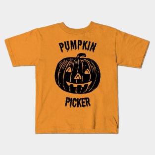 Adorable Pumpkin Picker Kids' Halloween Tee Kids T-Shirt